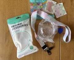 たまごっちパラダイス ケース 透明 ピンク