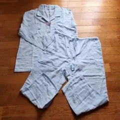 ライトブルー パジャマセット　フリー