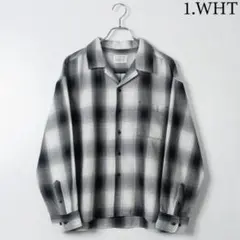 オンブレチェックシャツ シャツ