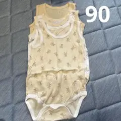 夏　肌着　ロンパース 90 3枚セット
