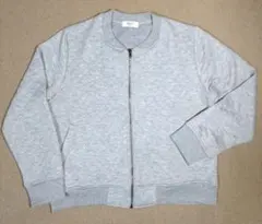 【限定セール】《Kuu：》スウェットフルジップブルゾン ＬＬサイズ