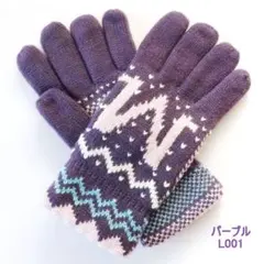 手袋 レディース かわいい ニット手袋 フリースボア裏 グローブ