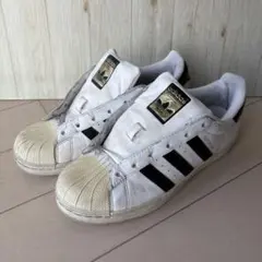 adidas SUPERSTAR スリッポン ホワイト×ブラック　24.5cm