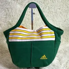 adidas 93 SWT トート M・E38461 グリーン　3本線