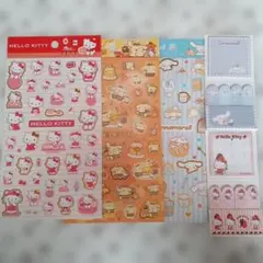 【新品】⑤　サンリオ　シール　付箋　5点セット