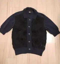 KEITA MARUYAMA 花柄刺繍レースカーディガン