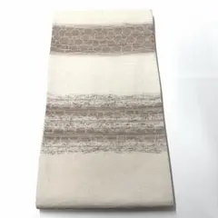 帯9669 ●高級 正絹 ぜんまい紬 スリーシーズン 全通 袋帯 帯9669 ○高級 正絹 ぜんまい紬 スリーシーズン 全通 袋帯 - メルカリ