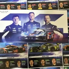 2026FIA WEC 富士6時間耐久レース チームカード ALPINE36号車