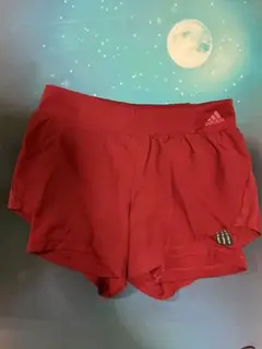 adidas ショートパンツ赤