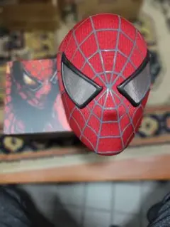 スパイダーマン トビーマグワイア 3D フルシェルマスク サムライミ版 スパイダーマン】新品 トビーマグワイア 3D フルシェルマスク