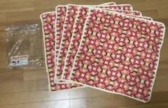 ビンテージ　レトロ　座布団カバー　5枚セットのサムネイル