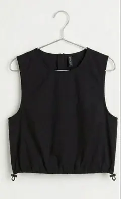 ノースリーブ ベスト 黒 M