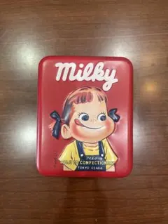 不二家 復刻ミルキー缶 ペコちゃん 小物入れのサムネイル