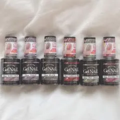 セリア NEW クリアカラー ジェルネイル 6色セット