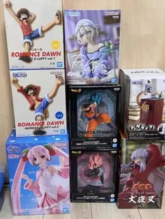 9体】 フィギュア まとめ売り ワンピース ドラゴンボール - メルカリ