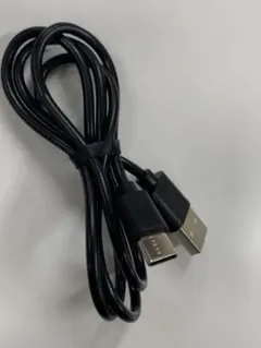 USB-A to USB-Cケーブル ブラック