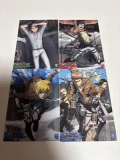 進撃の巨人 カードセット 4枚