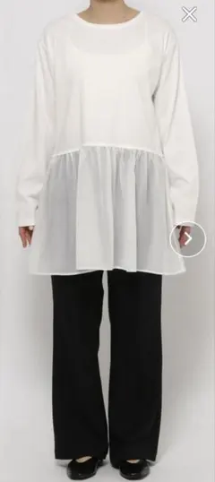 スソアソートレイヤードシャツ　LEPSIM