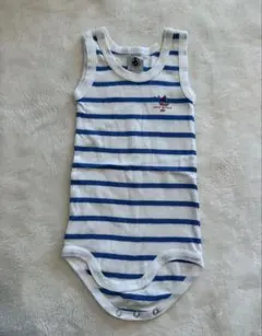 PETIT BATEAU ストライプ ボディスーツ 6m
