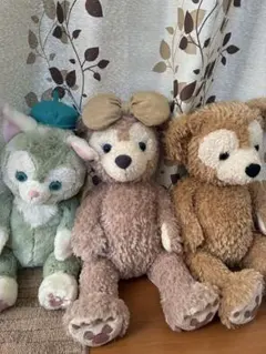 ダッフィー　シェリーメイ ジェラトーニ　ぬいぐるみセット