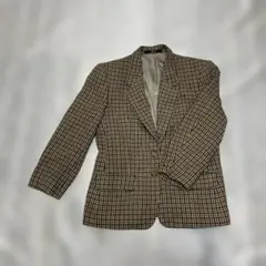 DAKSチェック柄 テーラードジャケット