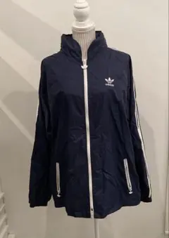 ヴィンテージ adidas 80sナイロンジャケット フード付き アディダス