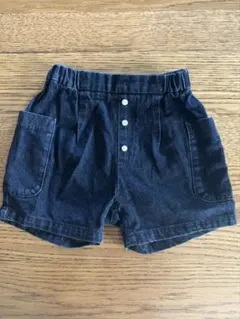 LOWRYS FARM インディゴデニム　ハーフパンツ