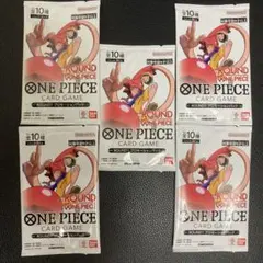 ONE PIECEカードゲーム ROUND1 プロモ5パック 未サーチ - メルカリ