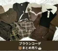 SHEIN　正月セール　秋冬服福袋　レディース　ブラウン　ニット　スウェット