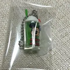 ディズニーキャラクター レトログラス ミニチュアチャーム ミッキーマウス ガチャ