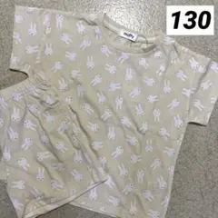 【未使用タグ付】ミッフィー Tシャツ ハーフパンツ 130 上下セットアップのサムネイル