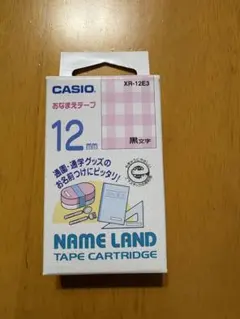 CASIO NAME LAND テープカートリッジ XR-12E3のサムネイル