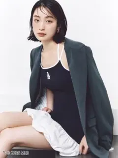 SNIDEL 【MLB】ヘムバルーンカットキャミワンピース