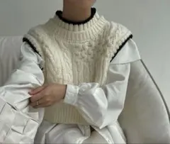 美品 WILLFULLY 2wayニットベスト