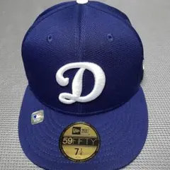 NEW ERA 59FIFTY ネイビー Dロゴキャップ 7 1/4