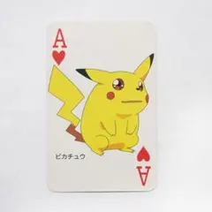 ポケットモンスター 151ぴき 大集合 トランプ　ポケモン　カード　ピカチュウ ダイヤA ピカチュウ 151ぴき大集合トランプ 「ポケットモンスター