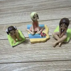 ペ*コ様 ア*ス様 ペ*コ様 苺ましまろ　フィギュア　3体セット　水着のサムネイル