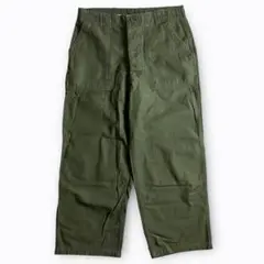 【60s】US ARMY ベイカーパンツ コットンサテン vintage W36