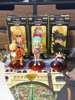 ドラゴンボールワールドコレクタブルフィギュア 少年期編1 ブルマ 孫悟空 亀仙人