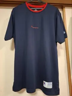 バスケ着　一律1500円 Champion ネイビー XL シャツ