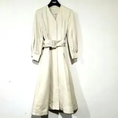 新品 AMACA アマカ ピケストレッチスキッパーワンピース40ベ49500円