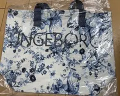 INGEBORG インゲボルグ　大きめトートバッグ　新品 花柄のサムネイル