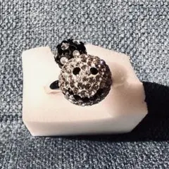 BUMYA購入 スワロフスキー 使用 ニコちゃん リングのサムネイル