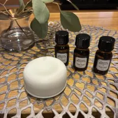 無印良品アロマストーンとエッセンスセット （ホワイトムスク）