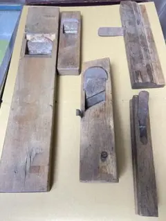 木工用 鉋 かんな 古鉋 5点まとめ 古道具 大工道具 木工工具 時代物