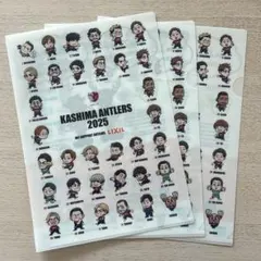 【未使用品】鹿島アントラーズ クリアファイル 3枚セット