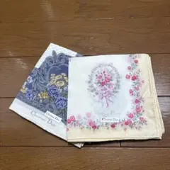Christian Dior ハンカチ 2枚セット