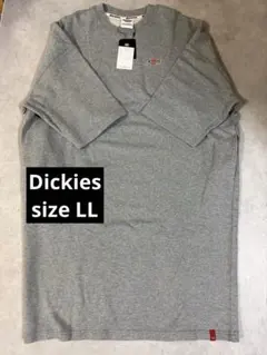 Dickies グレー カットソー LLサイズ　半袖ワンピース　レディース　新品