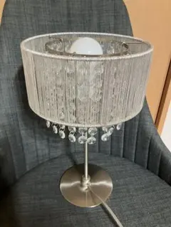 キラキラ テーブルランプ リンゴ型 ライト ガラス クリスタル LED電球 
