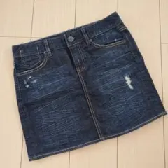 【Gap】USED品＊デニムミニスカートXS